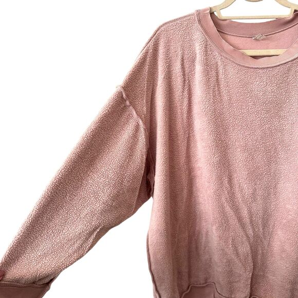 FP MOVEMENT Kelly Oversized Lounge Sweatshirt Rose Small‎ - Picture 5 of 6